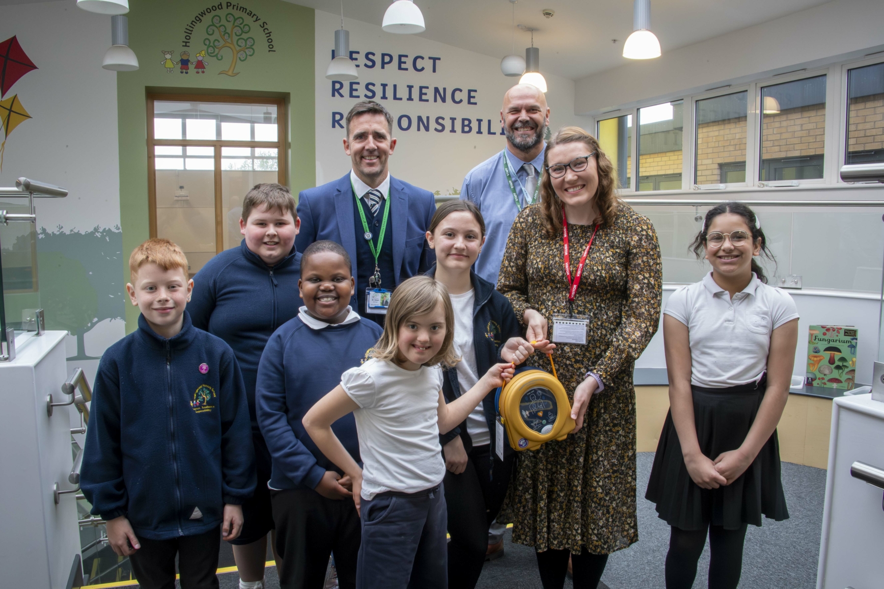 Chesterfield’s Hollingwood Primary School receives lifesaving ...