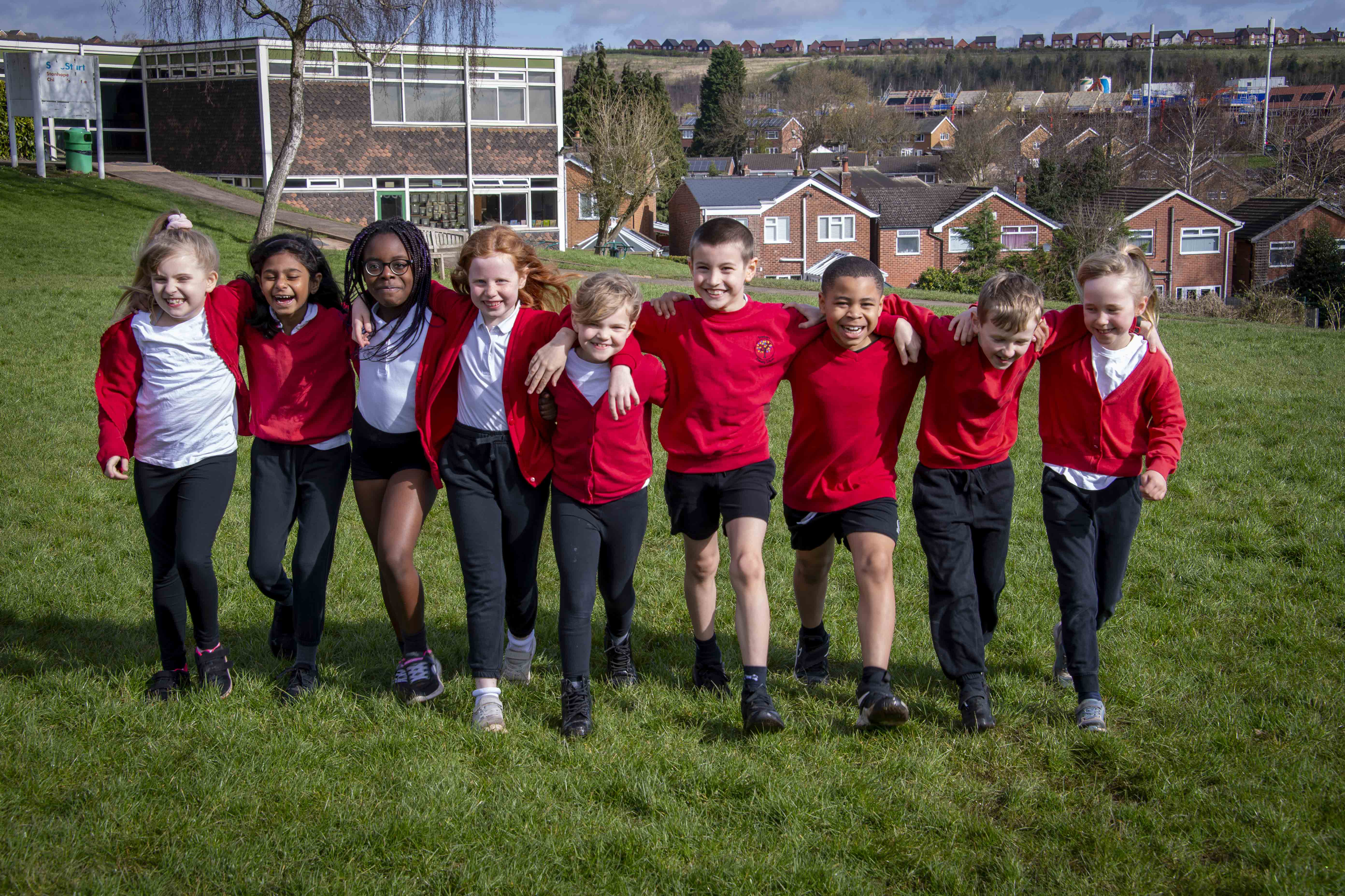 Stanhope Primary School children’s fundraiser totted up the miles for The British Red Cross